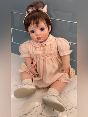 “Autumn- Big Violet Crying Eyes” Doll- by Marci Cohen, Middleton Doll Company